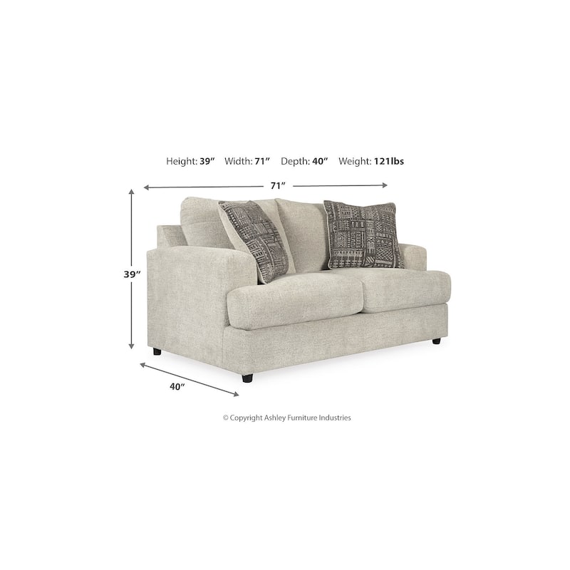 Signature Design by Ashley Soletren White 4-Piece Upholstery Package - 96" W x 40" D x 39" H