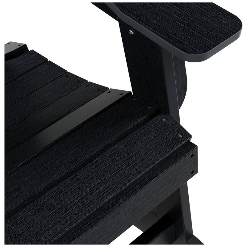 Vineyard HIPS Outdoor Eco-Friendly All Weather Seashell Rocking Adirondack Chairs (Set of 4)