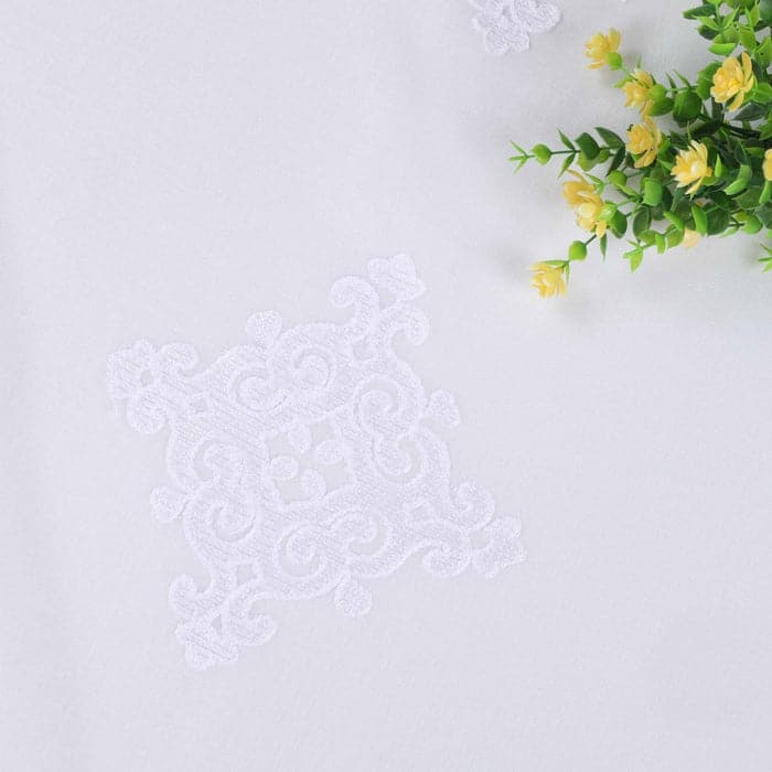 Superior Damask Grommet Sheer Window Curtain Panels (Set of 2)