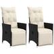 Option Black and cream With footrest