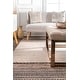 preview thumbnail 18 of 18, Nuloom Contemporary Flatweave Handmade Diamond Bands Solid Area Rug