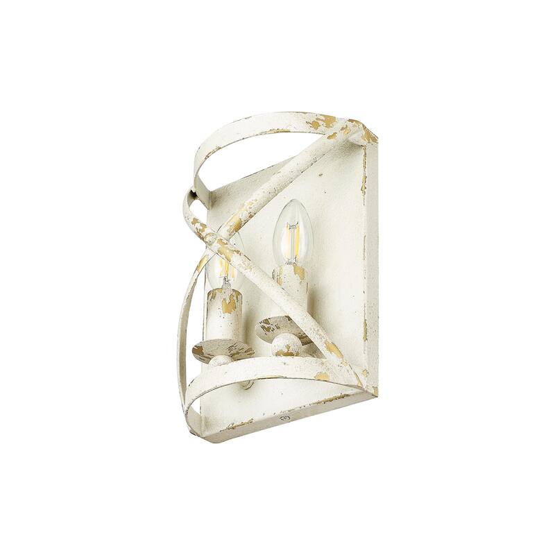 Golden Lighting 0890-WSC Alcott 10" Tall Bathroom Sconce