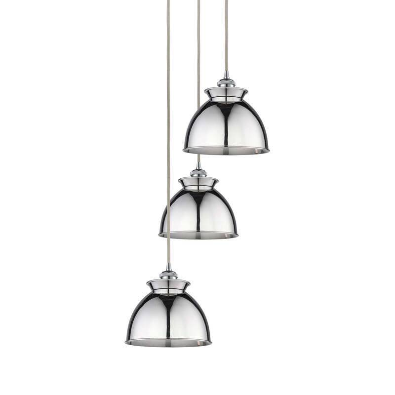Innovations Lighting 113B-3P-30-15 Adirondack Pendant Adirondack 3 - Polished Chrome