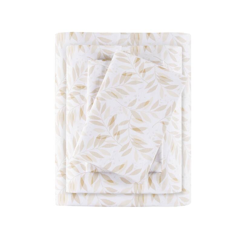 Madison Park Essentials 200 Thread Count Printed Cotton Sheet Set