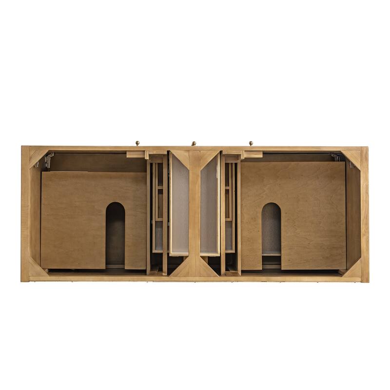 Laurent 60" Double Vanity, Light Natural Oak - 60D