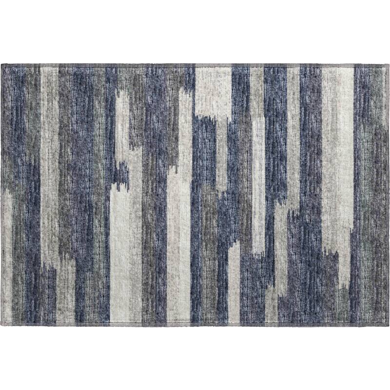 Premium Washable Super Soft Contemporary Stripes Mayfield Rug
