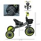 preview thumbnail 37 of 38, Kids Tricycle for Toddlers Age 2-5 with Adjustable Seat