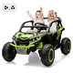 preview thumbnail 25 of 29, 2 Seater Kids Electric Utv, 24V 4WD Ride On Car with Remote Control Green