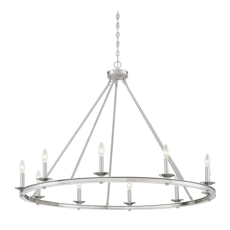 Savoy House Middleton 10 Light 45" Wide Taper Candle Ring Chandelier
