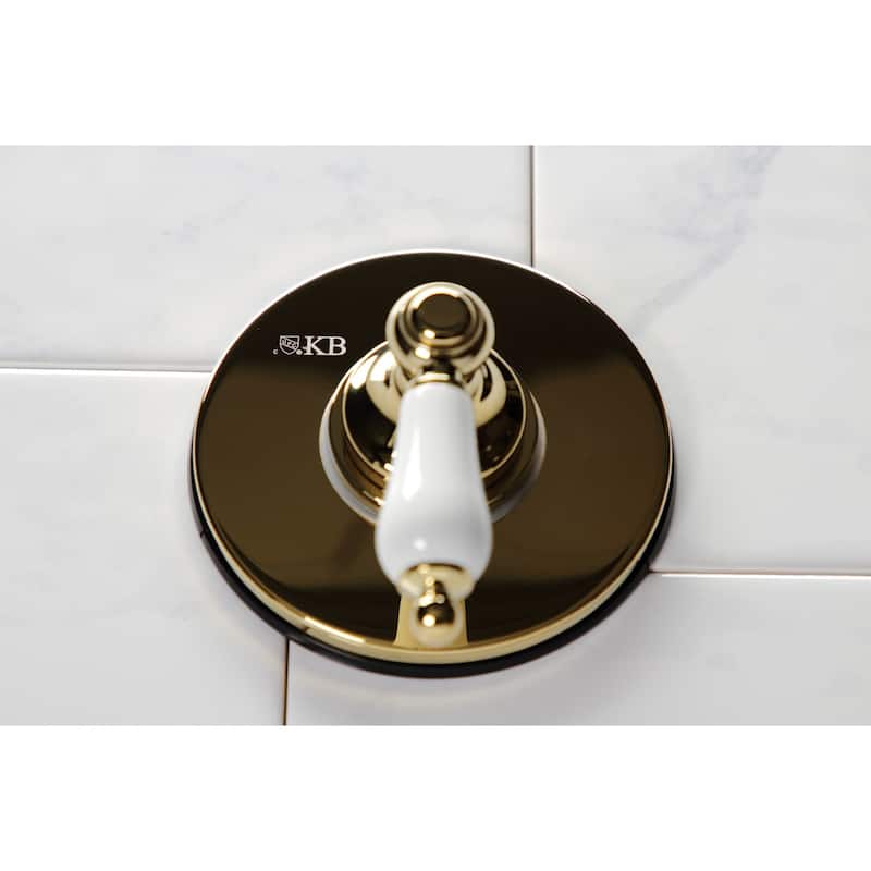 Kingston Brass Single-Handle Three-Way Diverter Valve with Trim Kit