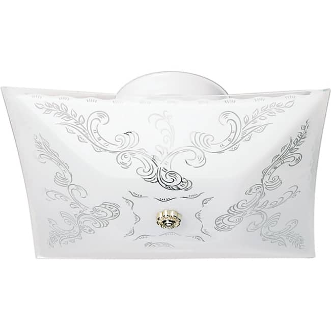 Nuvo Lighting 60/6032 2 Light 12" Wide Flush Mount Bowl Ceiling - White
