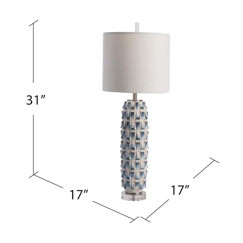 Hayes 31" Ceramic Table Lamp - 31"H x 17"Rnd