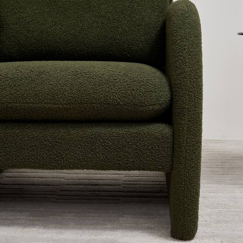 Sherpa Upholstered Accent Chair Armchair Lounge chair