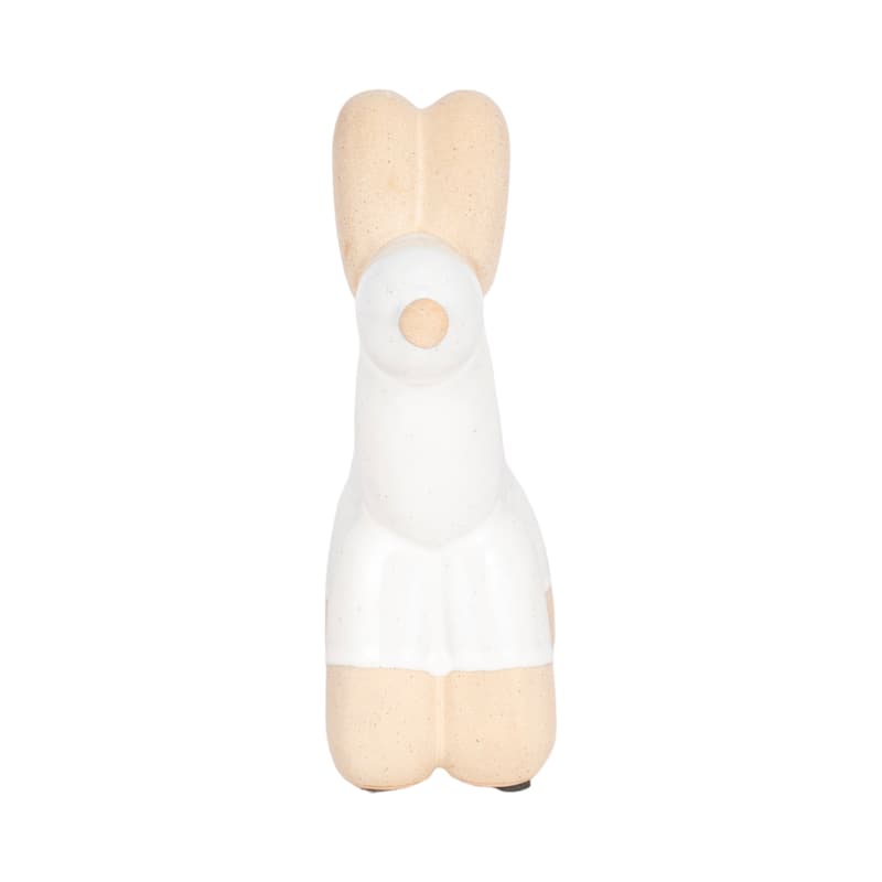 Sagebrook Home Ceramic Balloon Dog Figurine - Modern Decorative Accent Sculpture
