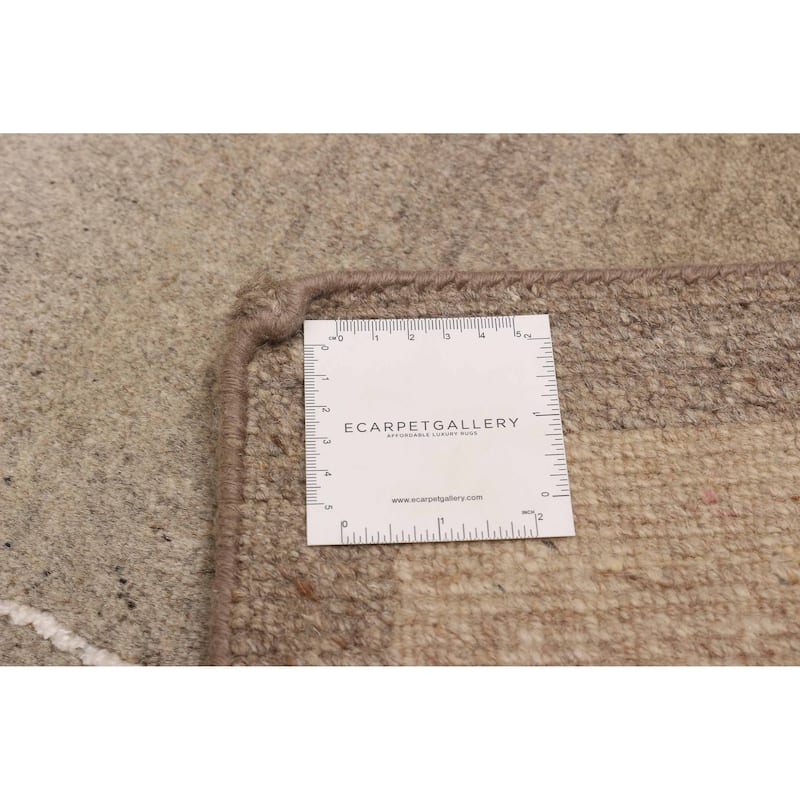 ECARPETGALLERY Hand-knotted Opulence Grey Silk, Wool Rug - 8'10 x 11'10