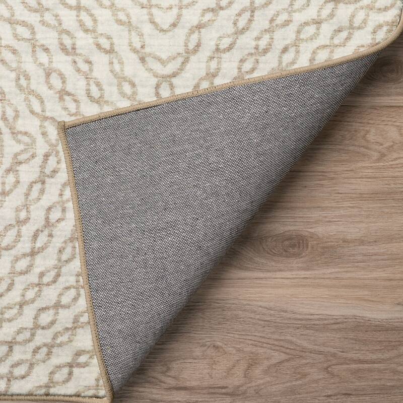 Indoor/ Outdoor Addison Bravado Link Washable Area Rug