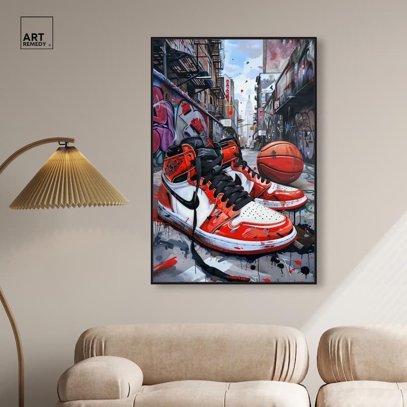 Streetwise Sneakers Canvas by Art Remedy