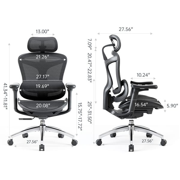 SIHOO Ergonomic Ofiice Chair Doro-C300, Auto-Adaptive Lumbar 
