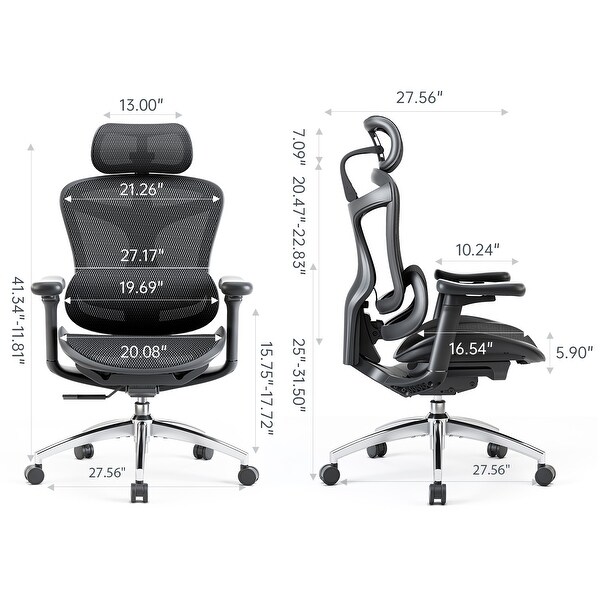 SIHOO Ergonomic Ofiice Chair Doro-C300, Auto-Adaptive Lumbar