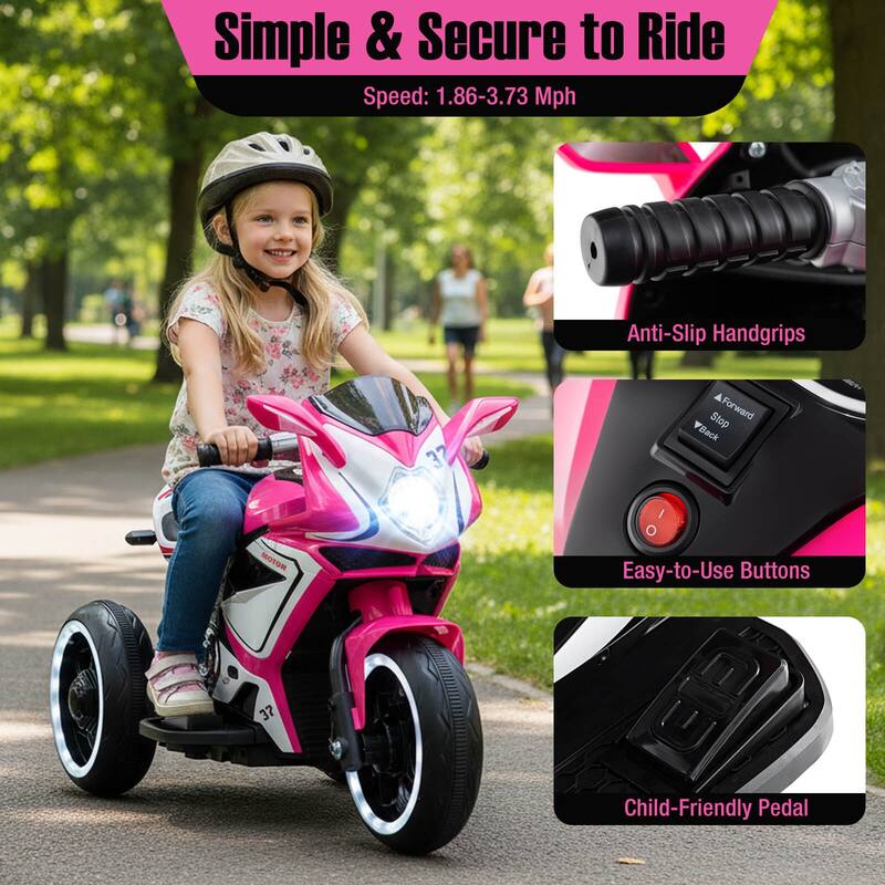 Costway Kids Ride on Motorcycle 6V Battery Powered Mini Electric - See Details