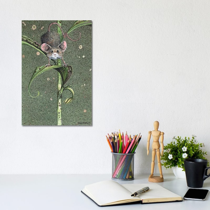 iCanvas "The Climbdown" by Maggie Vandewalle Canvas Print - 12x8x0.75