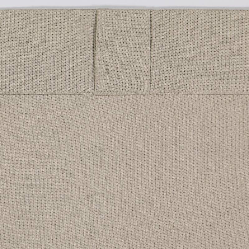 Mercantile Ardmore Light Filtering Rod Pocket Back Tab Window Curtain Panel
