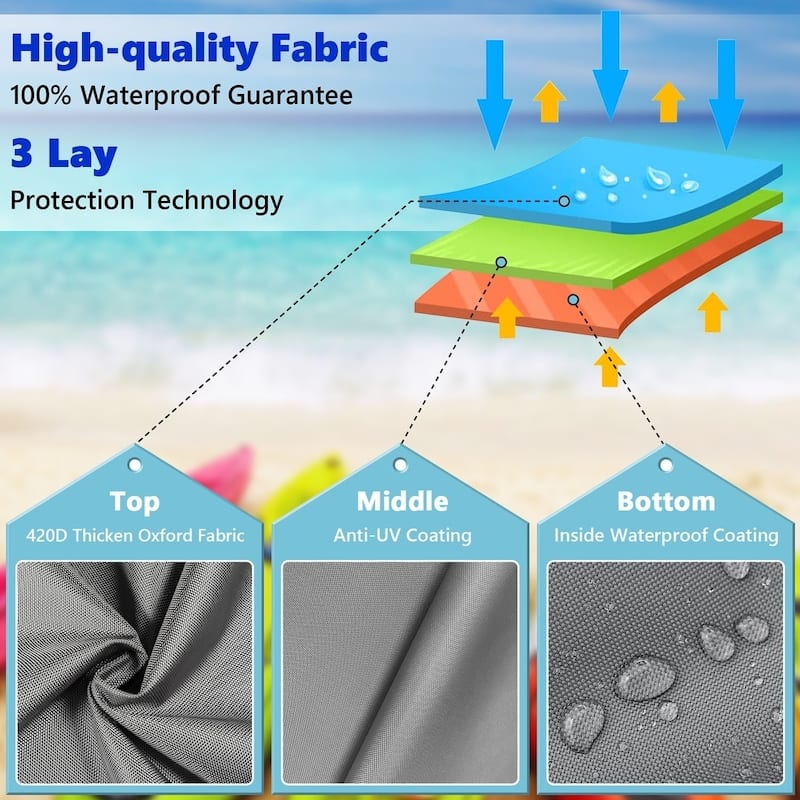 Heavy Duty Outdoor Furniture Cover Patio Waterproof Patio Set Cover