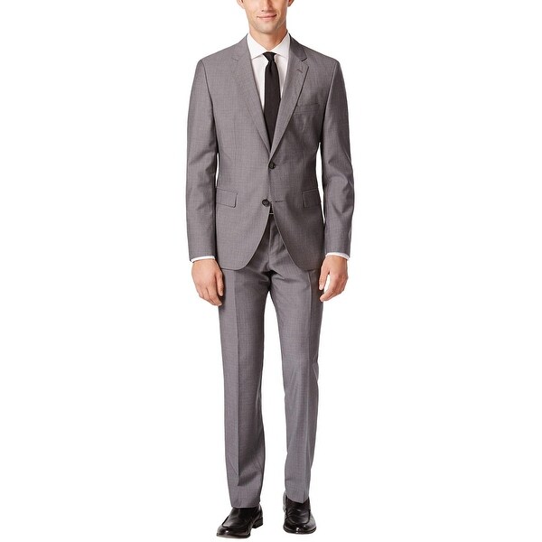 hugo boss grey suit