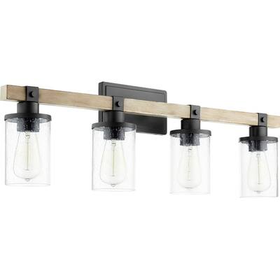 Quorum International Alpine 4 Light 33" Wide Vanity Light