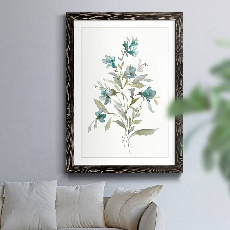 Linen Botanical III-Premium Framed Print - Ready to Hang