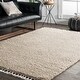 preview thumbnail 24 of 50, nuLOOM Sauls Solid Shag Tassel Area Rug