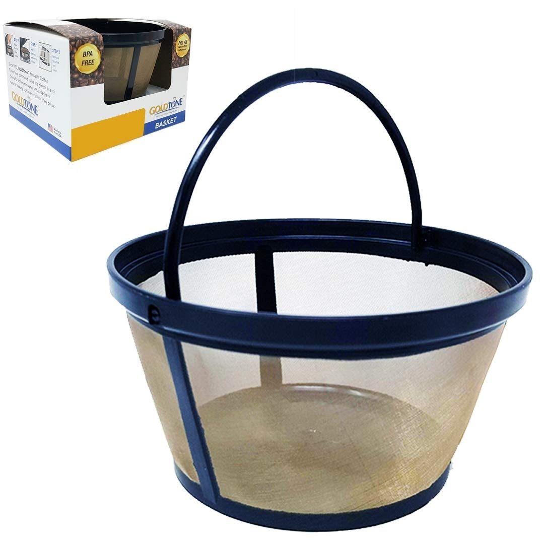 Reusable Coffee Filter Basket 8-12 Cup Compatible with Mr. Coffee