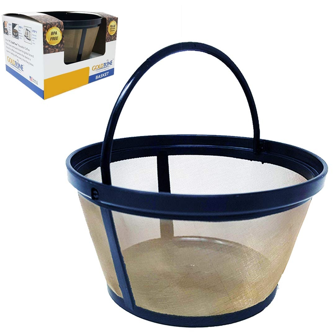 Gold coffee filter sales basket