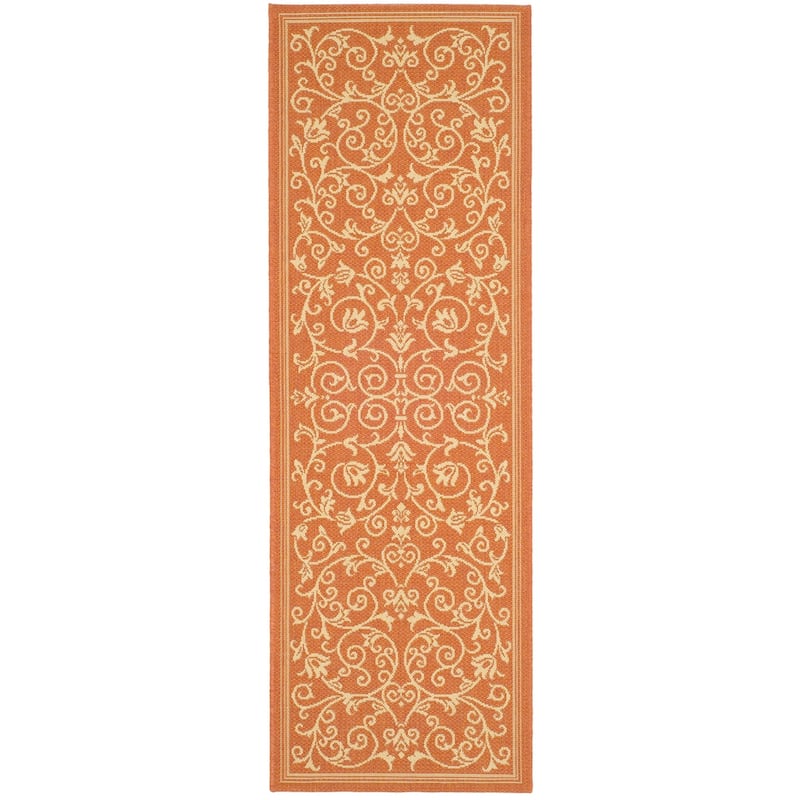 SAFAVIEH Courtyard Clarine Indoor/ Outdoor Waterproof Patio Backyard Rug