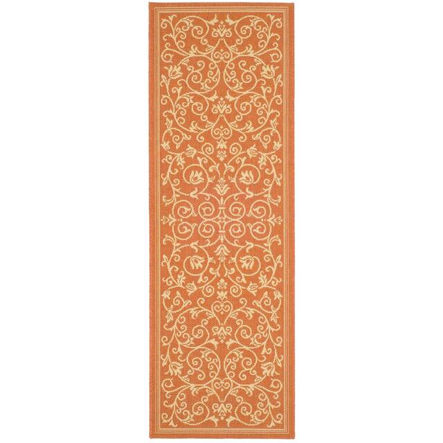 SAFAVIEH Courtyard Clarine Indoor/ Outdoor Waterproof Patio Backyard Rug