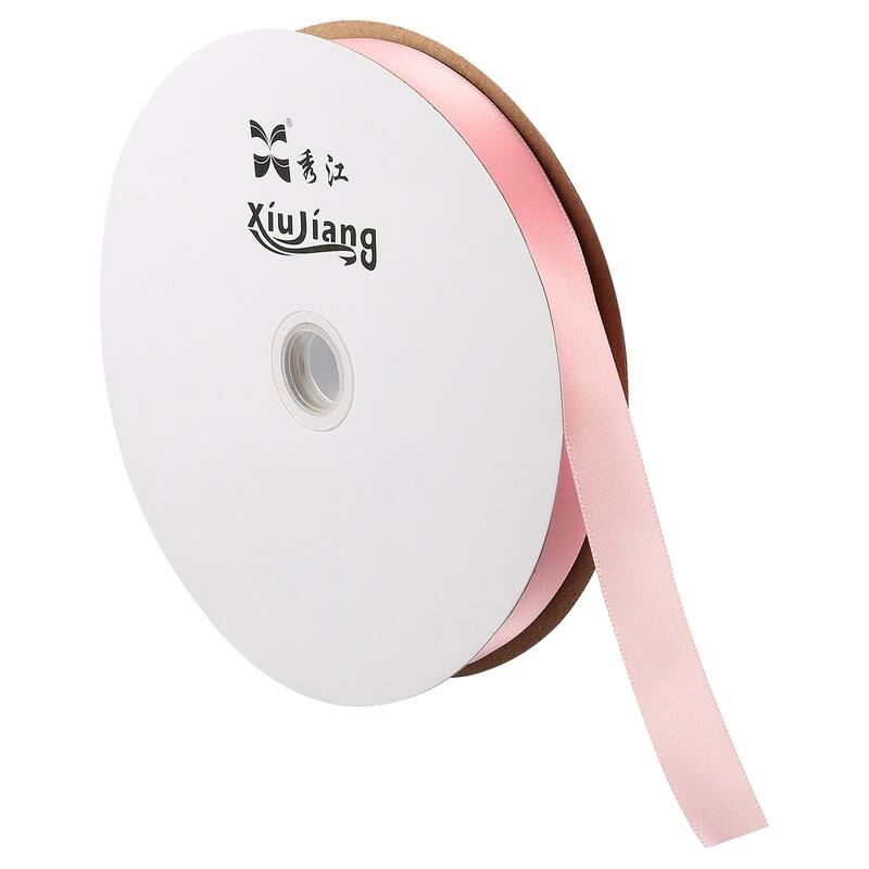 Satin Ribbon, Double Face Solid Crafts Roll for Party Home Decoration