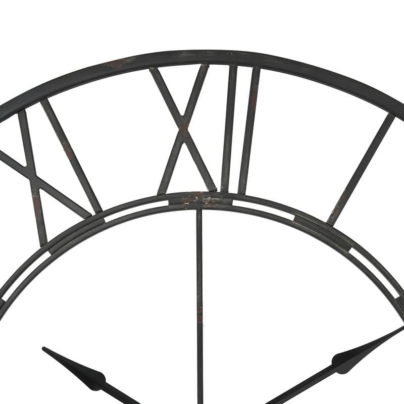 UTOPIA ALLEY Oversized Roman Round Wall Clock - Large Wall Clock, Roman Numeral Wall Clock, Decorative Wall Clock 43.5"D