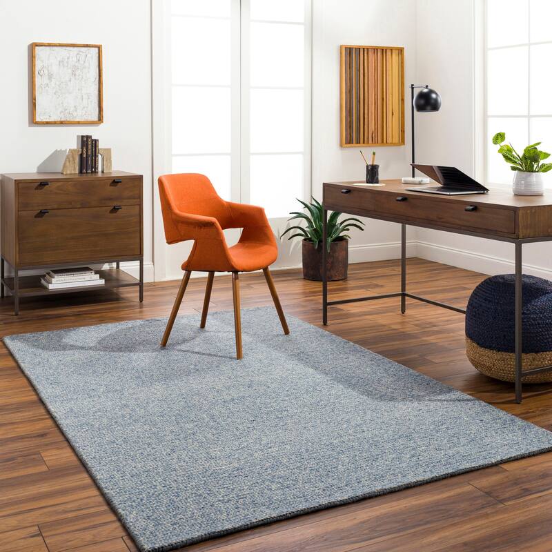 Anabella Modern & Contemporary Area Rug - 2' x 3' - Blue/Gray