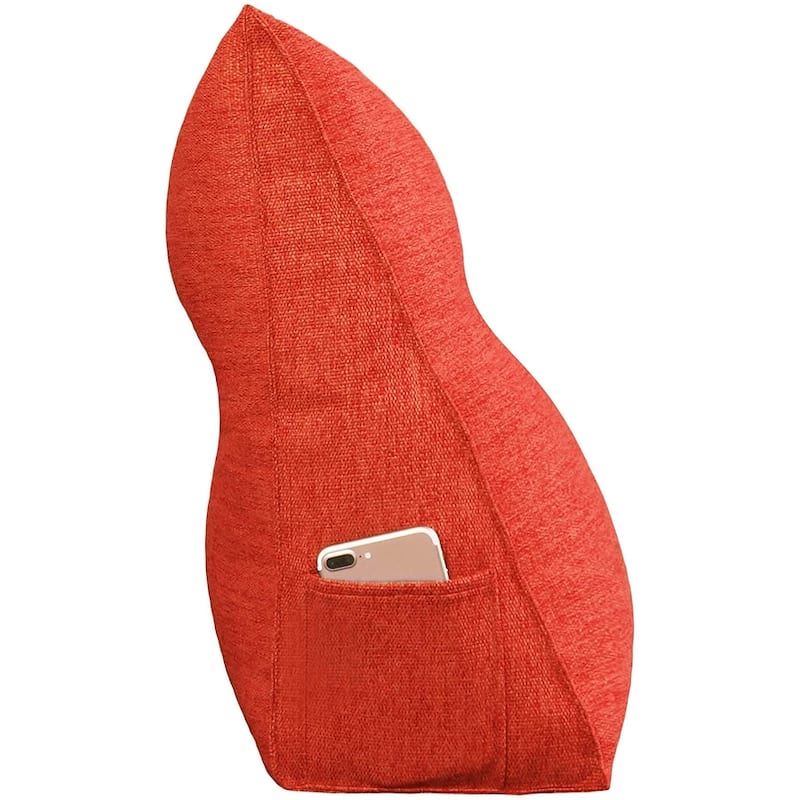 WOWMAX Bed Rest Reading Wedge Headboard Backrest Tufted Pillow