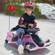 preview thumbnail 19 of 34, Aosom 12V Electric Go Kart, 5 MPH Drifting Car Battery Powered Ride on Toy Outdoor with Slow Start, Music, Colorful Lights
