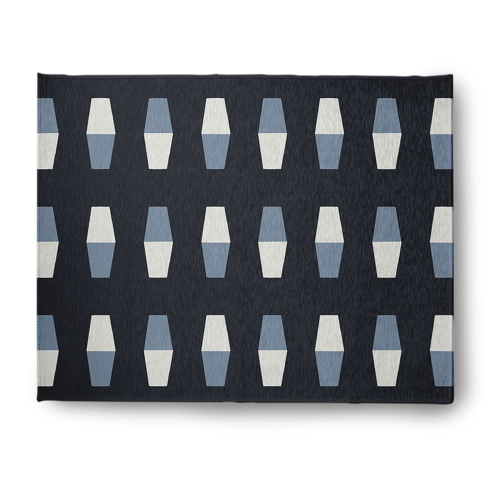 Bowling Pins Nautical Indoor/Outdoor Rug