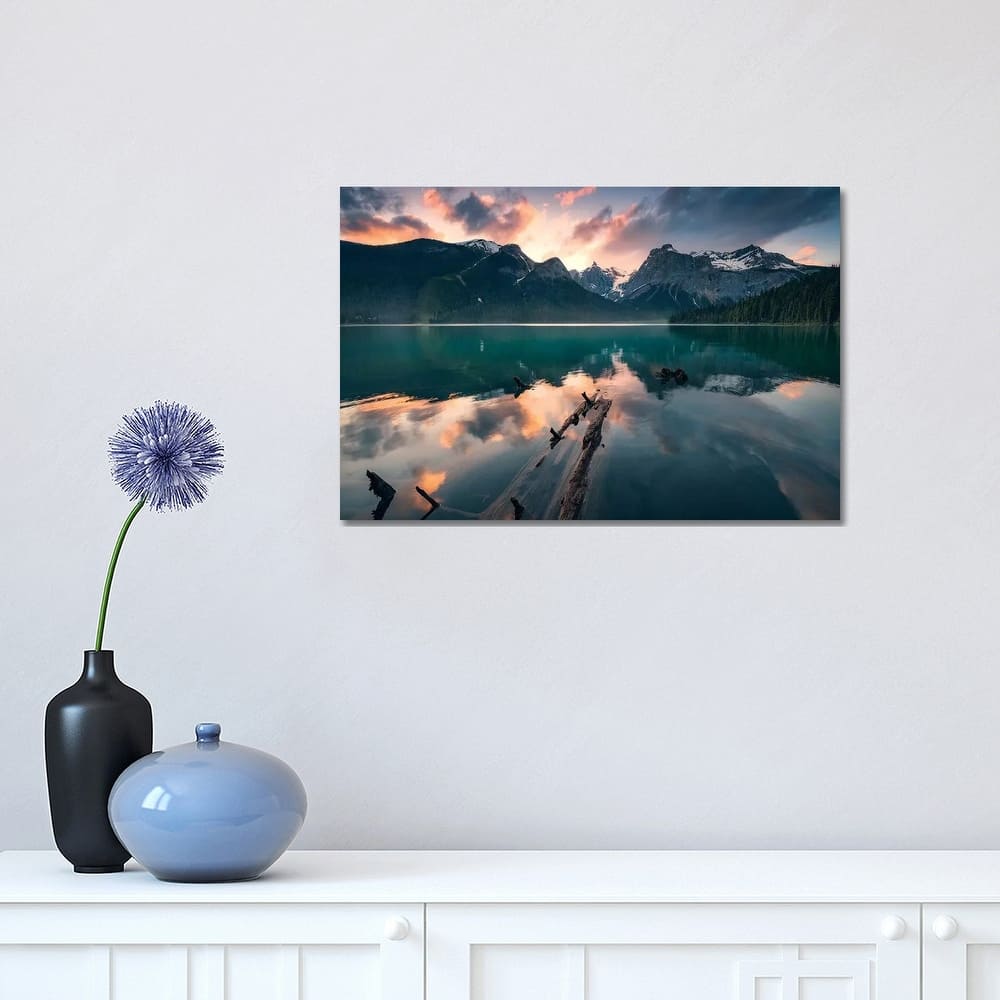 iCanvas "Burning Emerald" by Stefan Hefele Canvas Print