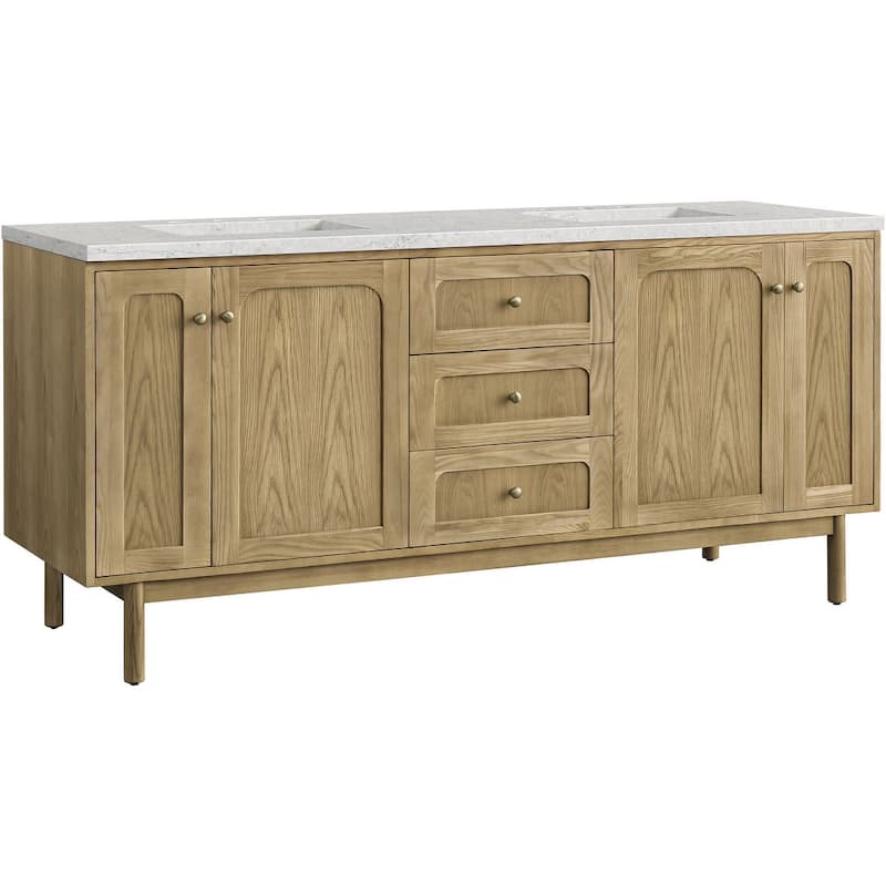 James Martin Vanities 545-V72-FEJP Laurent 72" Wall Mounted or Free