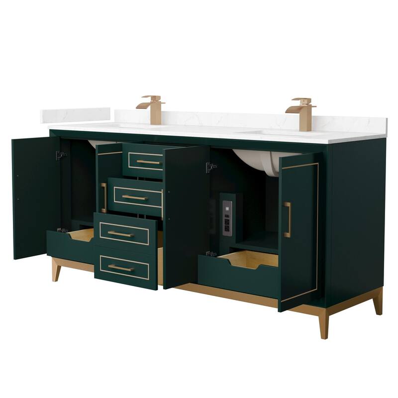 Wyndham Collection WCH515172D-VCA-UNSMXX Marlena 72" Free Standing