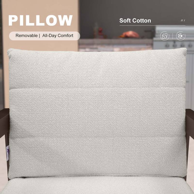 PURPLE LEAF Caesar Outdoor Dining Set Aluminum Luxury Patio Furniture with Olifen Removable Thick Cushion and Pillow-Bronze