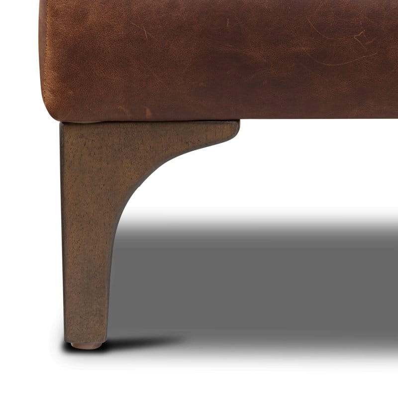 Poly & Bark Sorrento Ottoman - Full Grain Genuine Italian Leather