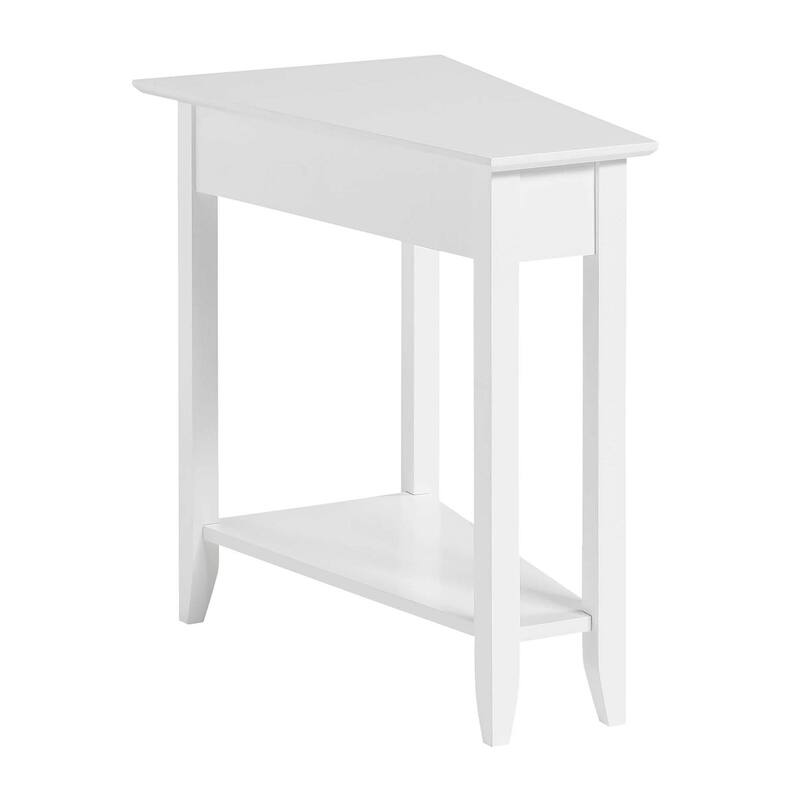 Convenience Concepts American Heritage Wedge End Table with Shelf