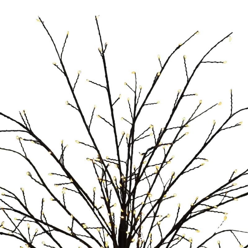 5 FT Micro Dot Outdoor LED Black Tree Christmas