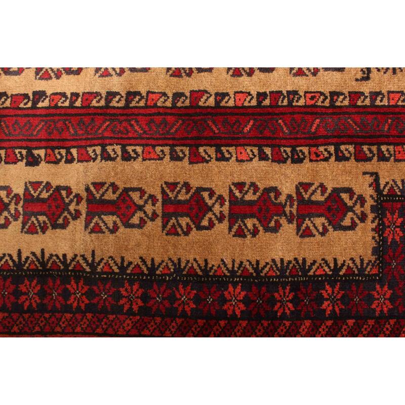 ECARPETGALLERY Hand-knotted Teimani Tan Wool Rug - 2'9 x 4'2