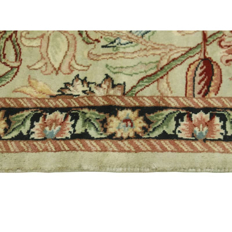 Pak-Persian Naveed Beige/Black Runner - 2'5" x 8'1"